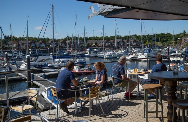 Photo of people at the Lock