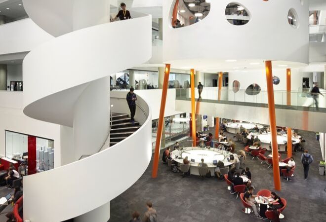 "Diamond Building Interior"