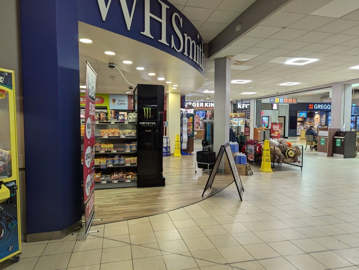 A picture showing the interior of the M1 - Trowell Services - Northbound - Moto