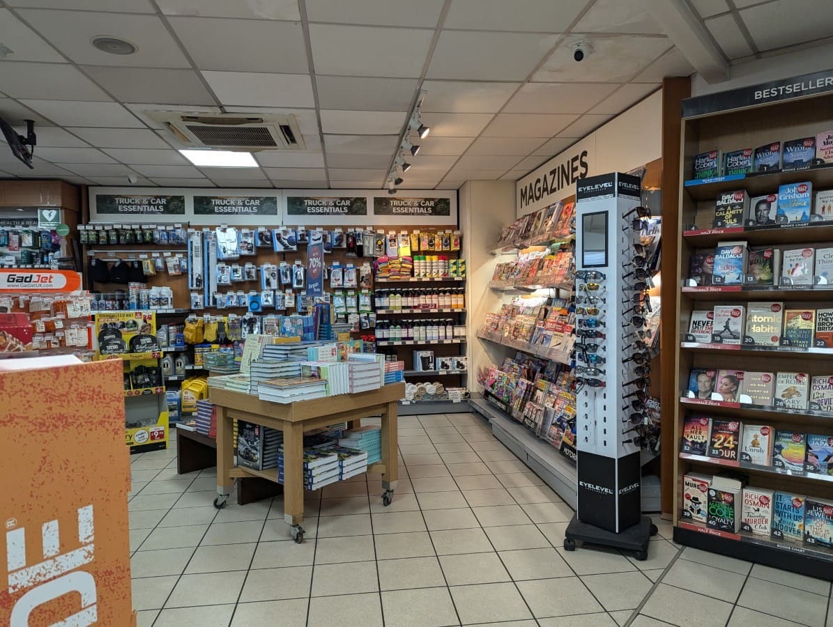A picture showing the interior of the M62 - Burtonwood Services - Welcome Break