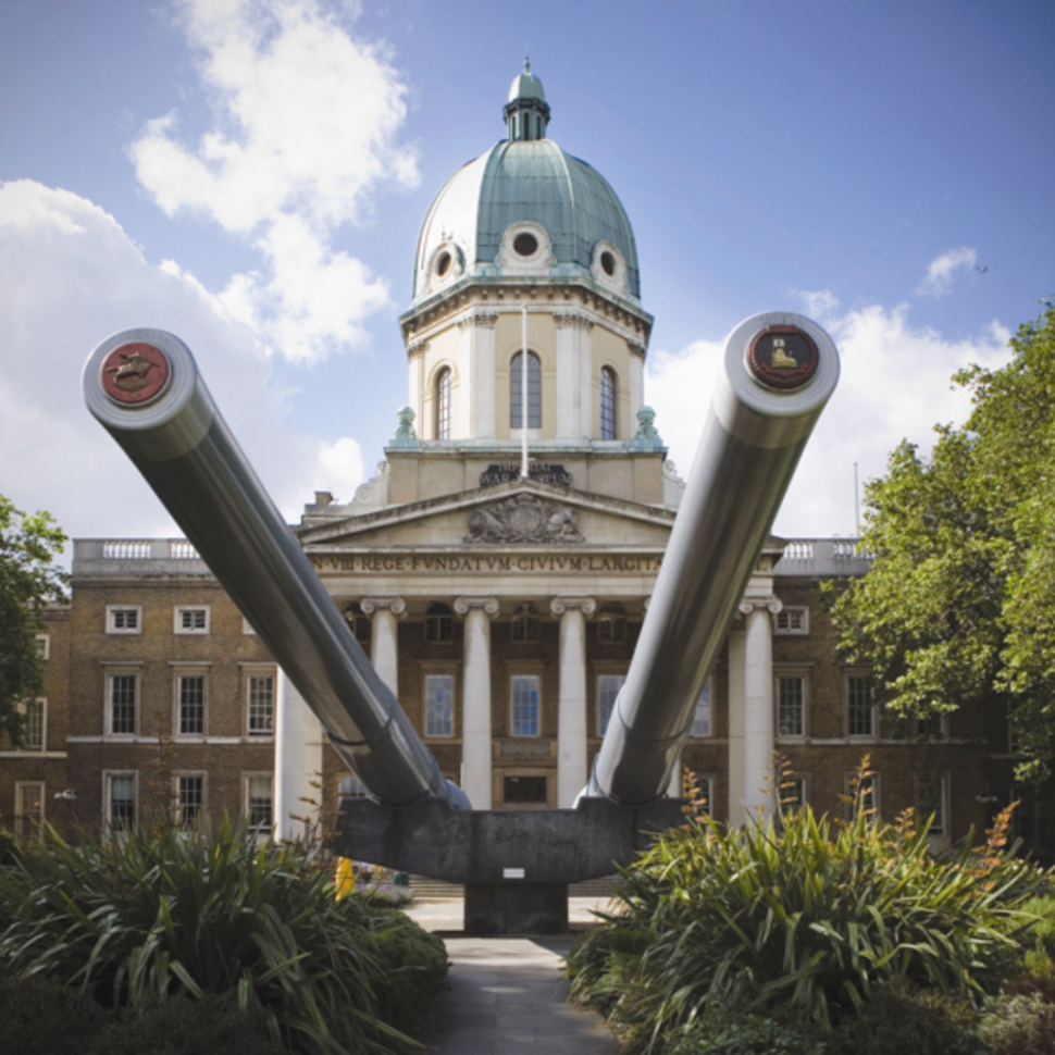 Image of the exterior of the Imperial War Museum London 