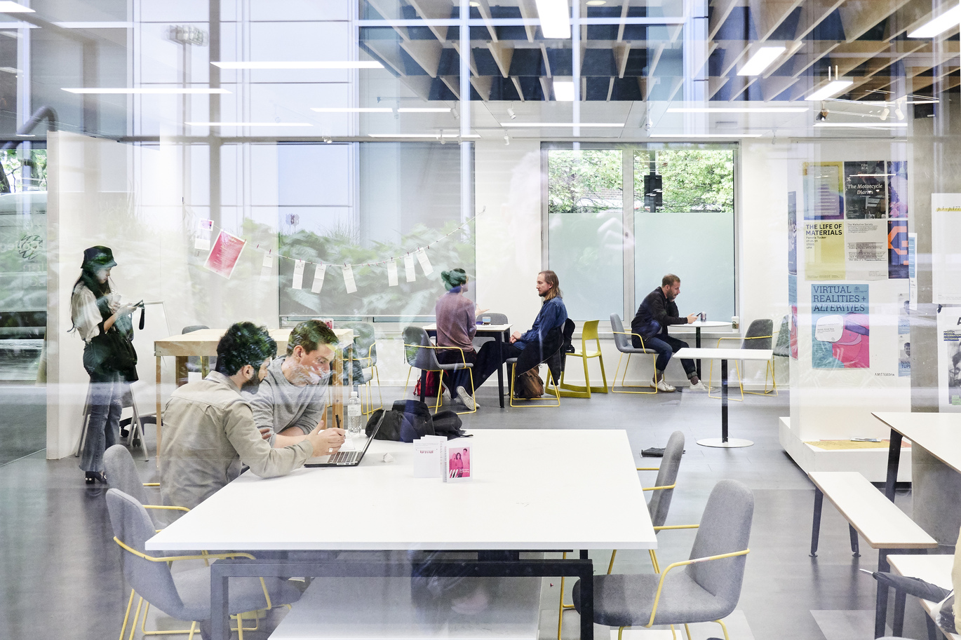 "Royal College of Art lobby in one of their buildings"