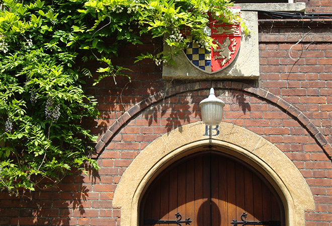 St Edmunds Doorway Crest