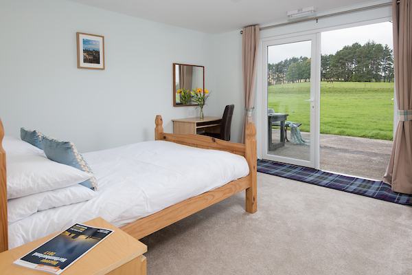 A photo of one of the lodges