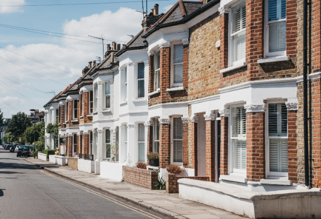 A row of terraced houses