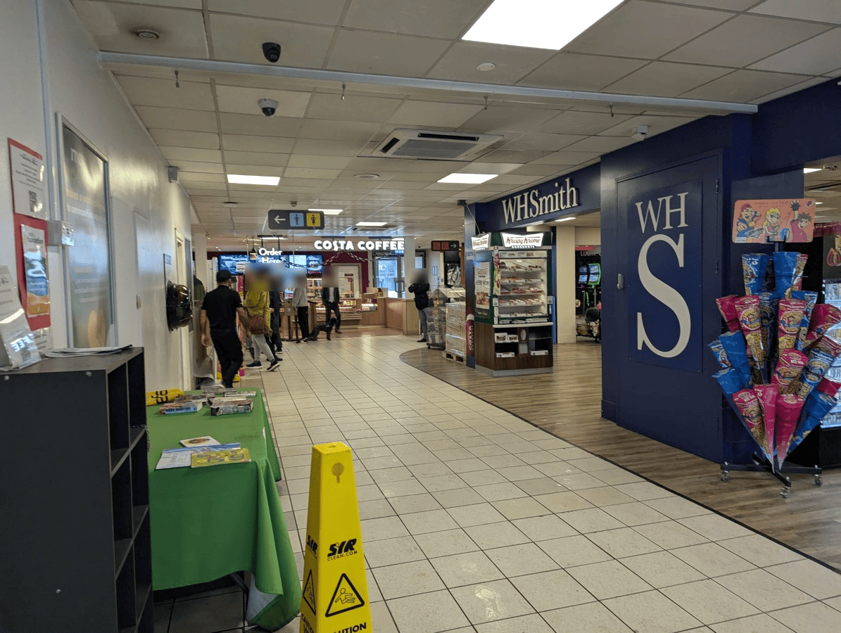 A picture showing the interior of the M6 - Knutsford Services - Southbound - Moto