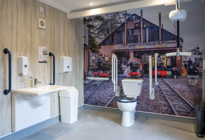 A photo of changing places facility at Ravenglass
