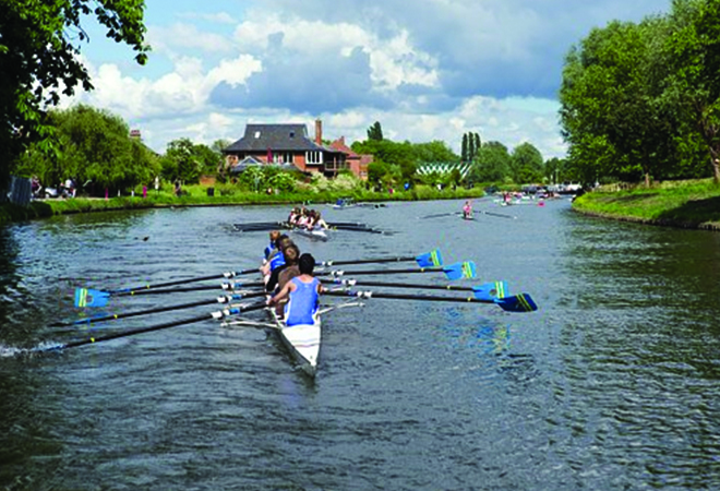 Photo of rowing in Cambridgeshire