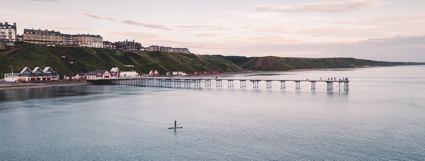 "Aerial view of Valley Saltburn"