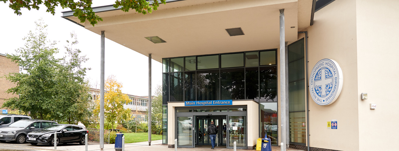 Photo of front of Royal Orthopaedic Hospital