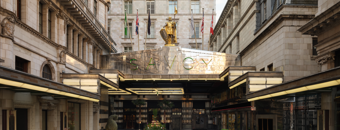 "Entrance of Savoy Hotel"