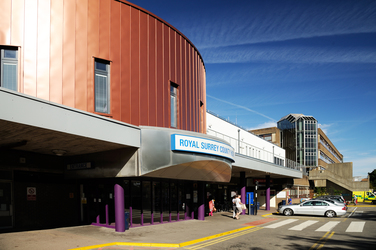 "Royal Surrey County Hospital main entrance"
