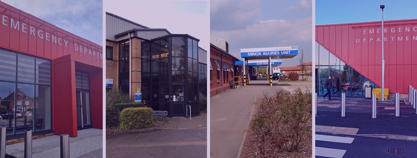 "Collage of Scunthorpe General Hospital, Global House, Goole and District Hospital, and Diana, Princess of Wales Hospital"