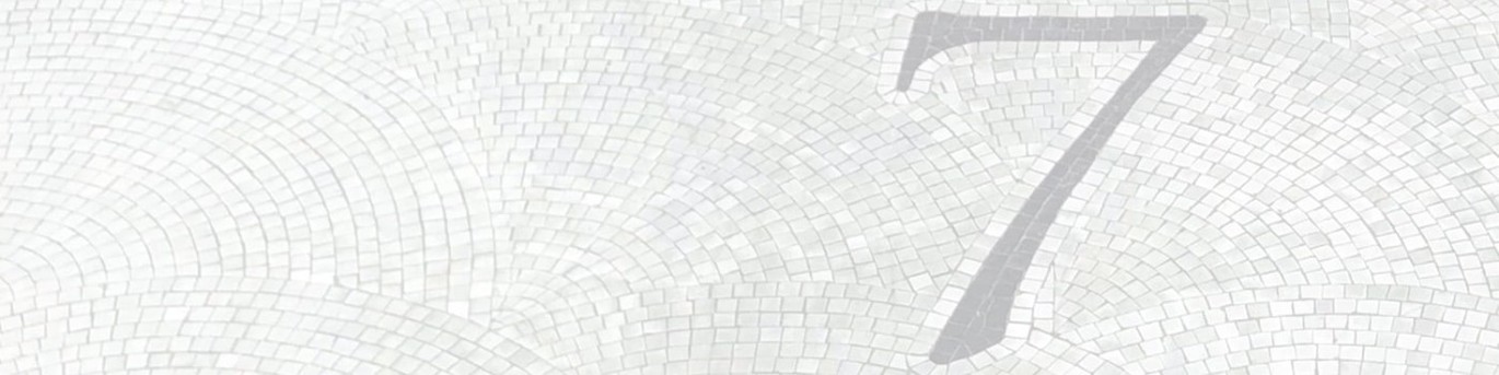 Stone paving with a dark grey 7