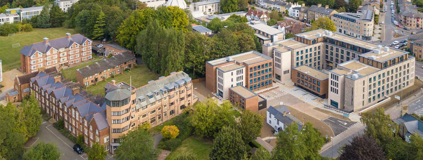 St Edmunds College Arial View of College