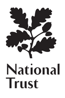 "Royal blue National Trust Logo with oak leaf"