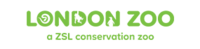 "Green and white London Zoo logo"