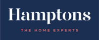 "Hamptons, The Home Experts logo. Hamptons is written in white writing, on a blue background"