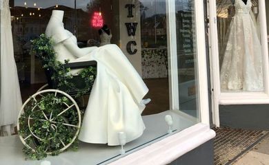 Bridal Shop Window