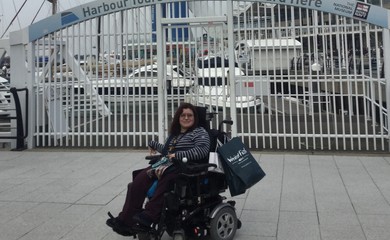 Emma Purcell at Gunwharf Quays