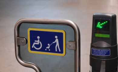Accessible transport barrier