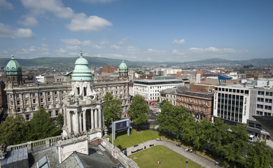 Birdseye view of Belfast