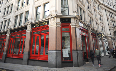 Cafe Rouge shop front