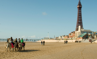 Blackpool beach