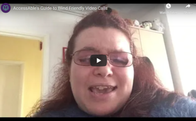 Screenshot of video clip - Emma Purcell talking