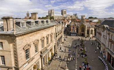 Birdseye view of York Street 