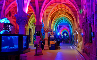 Inside Brighton Sea Life Arcade
