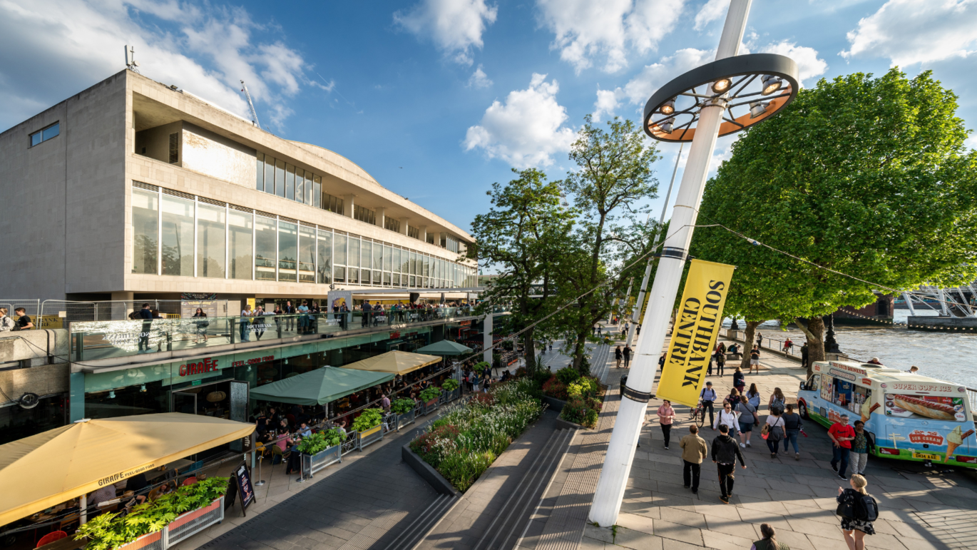 Image of the Southbank centre, with the sign outside  Thumbnail
